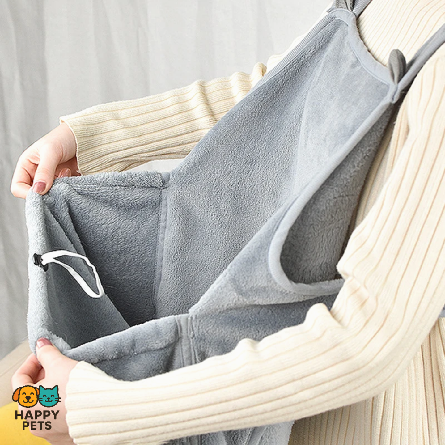 Breathable Cat Sling Carrier – Soft, Adjustable & Travel-Friendly