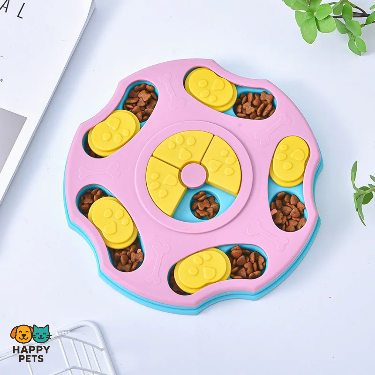 Interactive Dog Puzzle Feeder