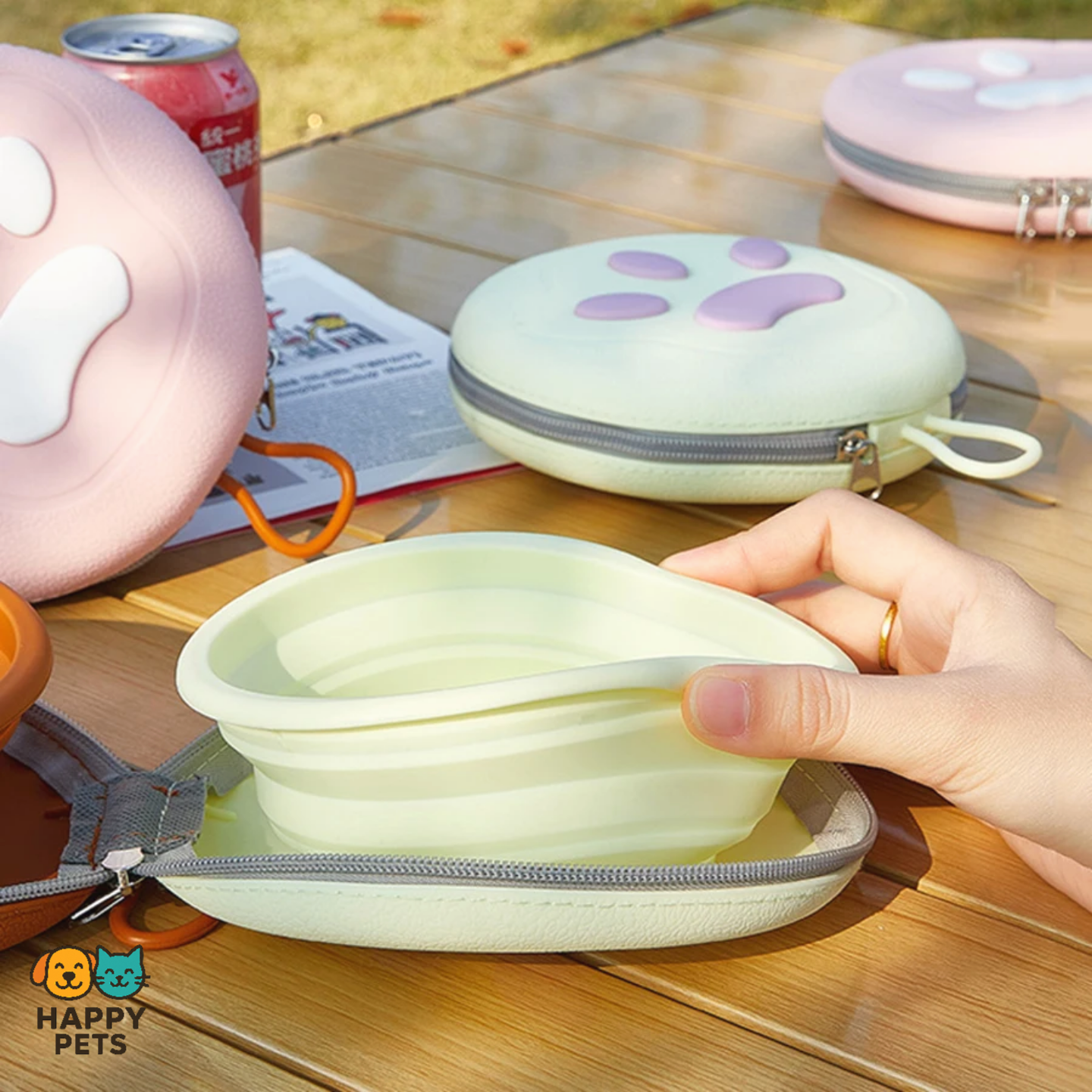 Collapsible Silicone Travel Bowl for Dogs
