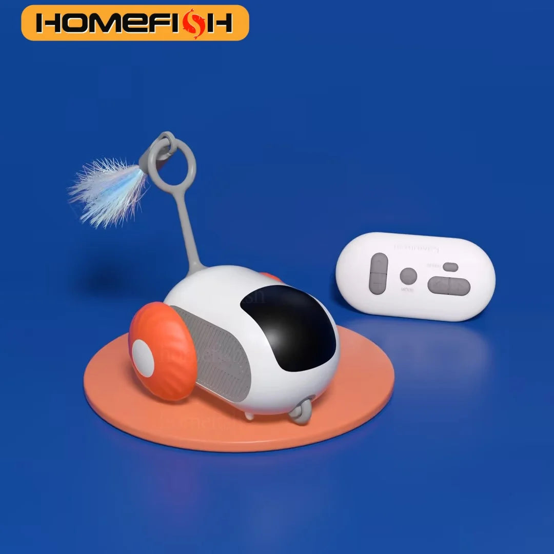Smart Cat Car – Automatic & Remote-Controlled Pet Toy