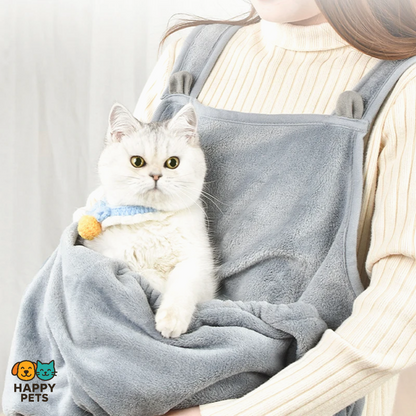 Breathable Cat Sling Carrier – Soft, Adjustable & Travel-Friendly