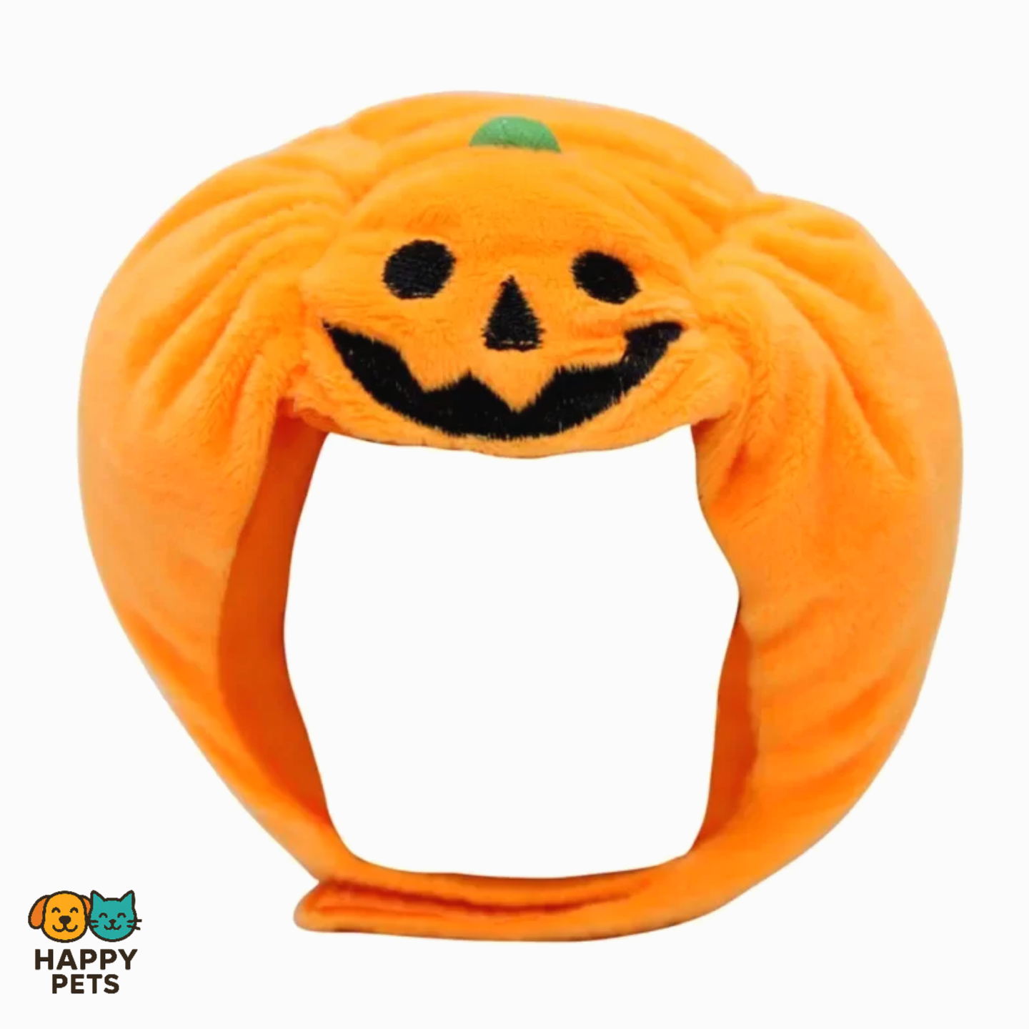 Pumpkin-shaped pet hat for Halloween